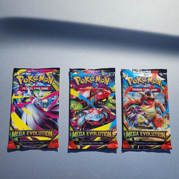 Pokémon Mega Evolution Booster Pack Bundle (3 Packs) | Factory Sealed | Authenti - Picture 3 of 8